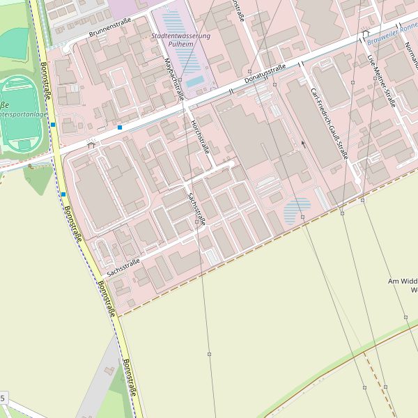 Karte: Sachsstr. 22, 50259 Pulheim-Brauweiler
